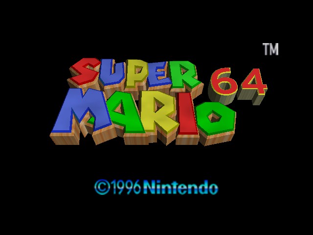 Super Pantufa Deux 1-1 in Mario 64 Title Screen